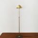1970s adjustable brass floor lamp by Florian Schulz