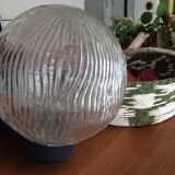 Glass ball globe wall lamp