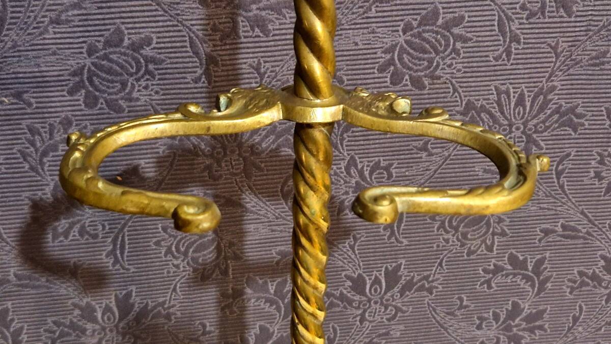 Napoleon III brass serving set