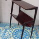 Table is varnished wood magazines