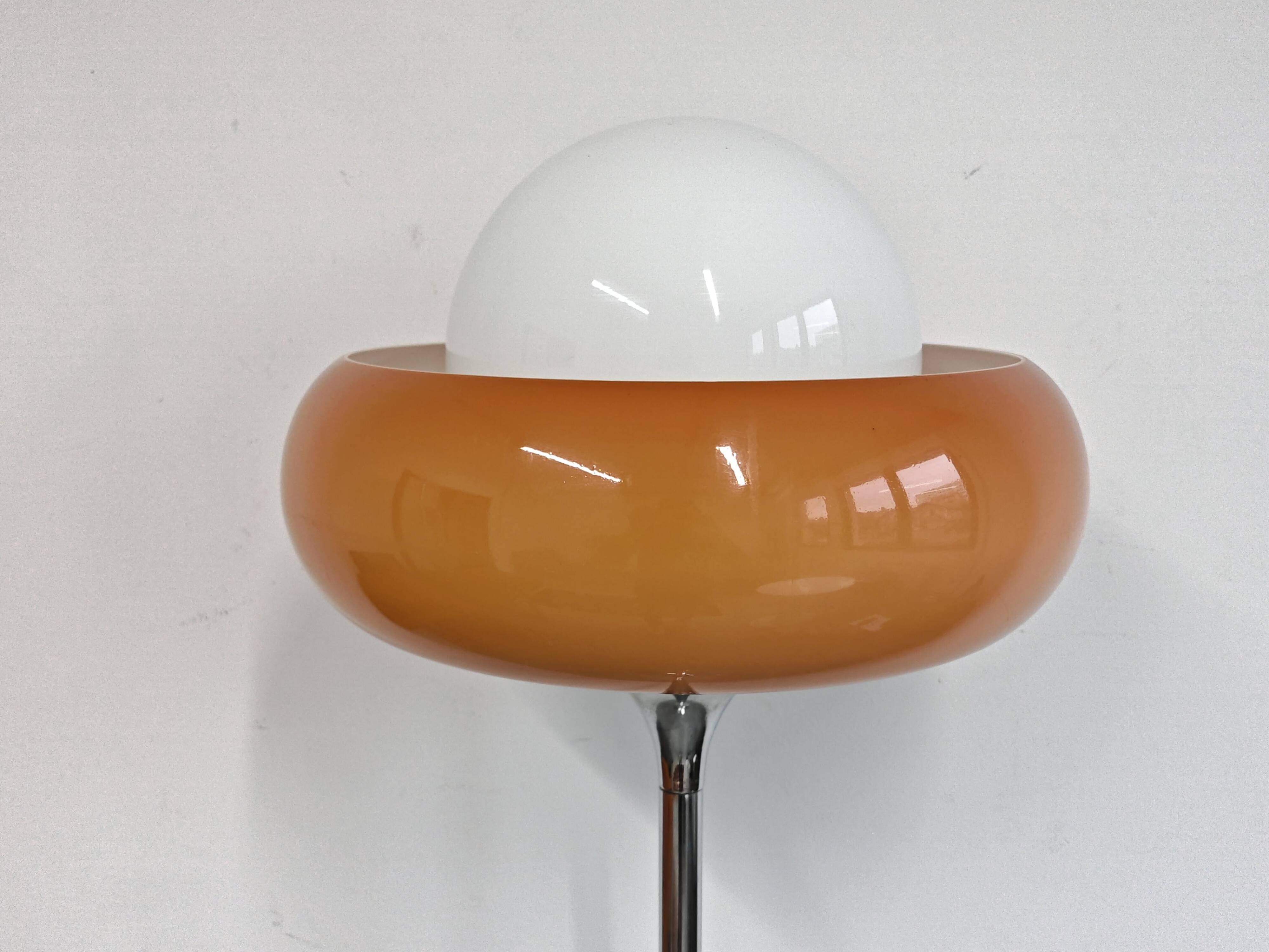 Mid Century Modern Floor Lamp "Jadran" or "Tulip" by Harvey Guzzini