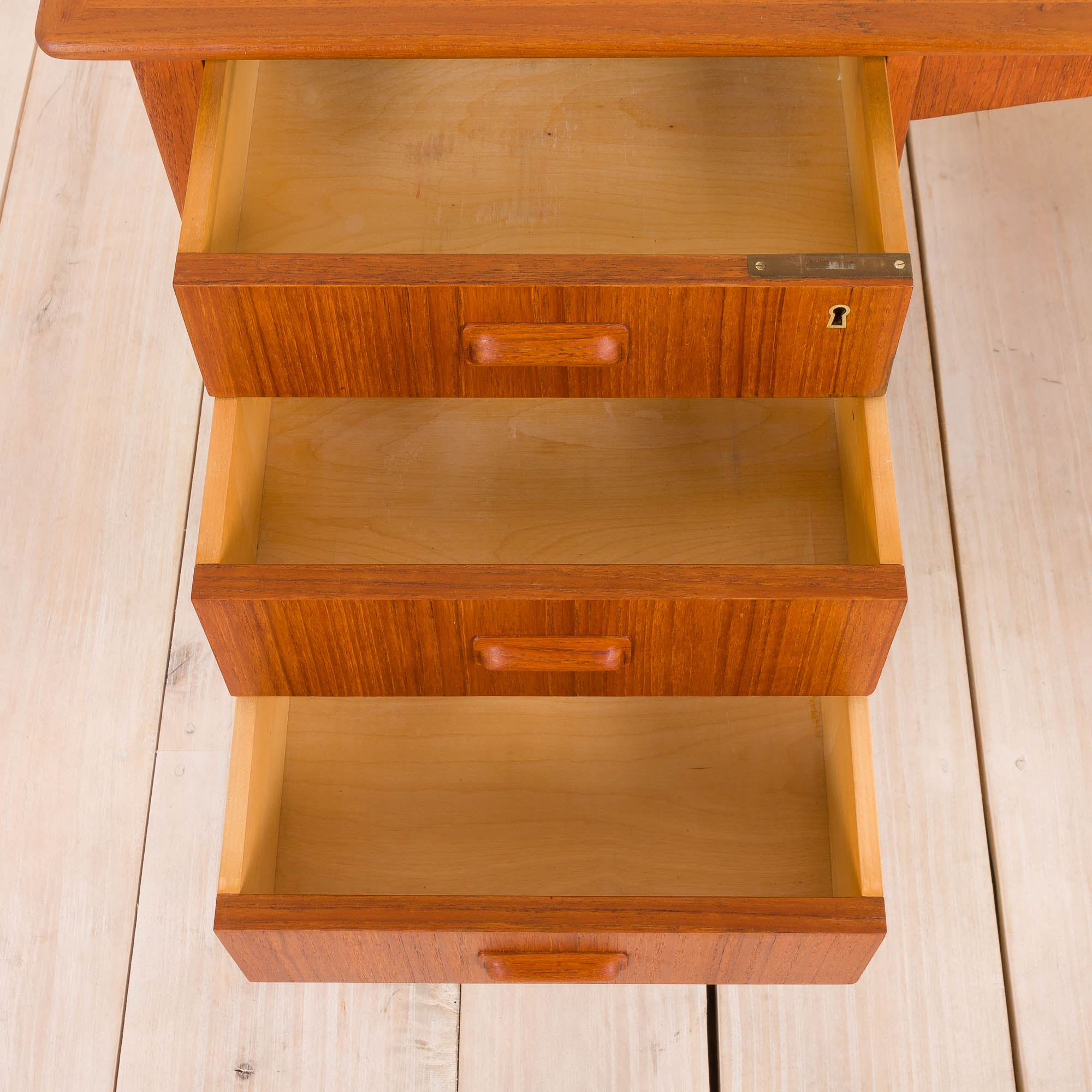 Danish executive desk attr. Aksel Bender Madsen & Ejner Larsen, 60s