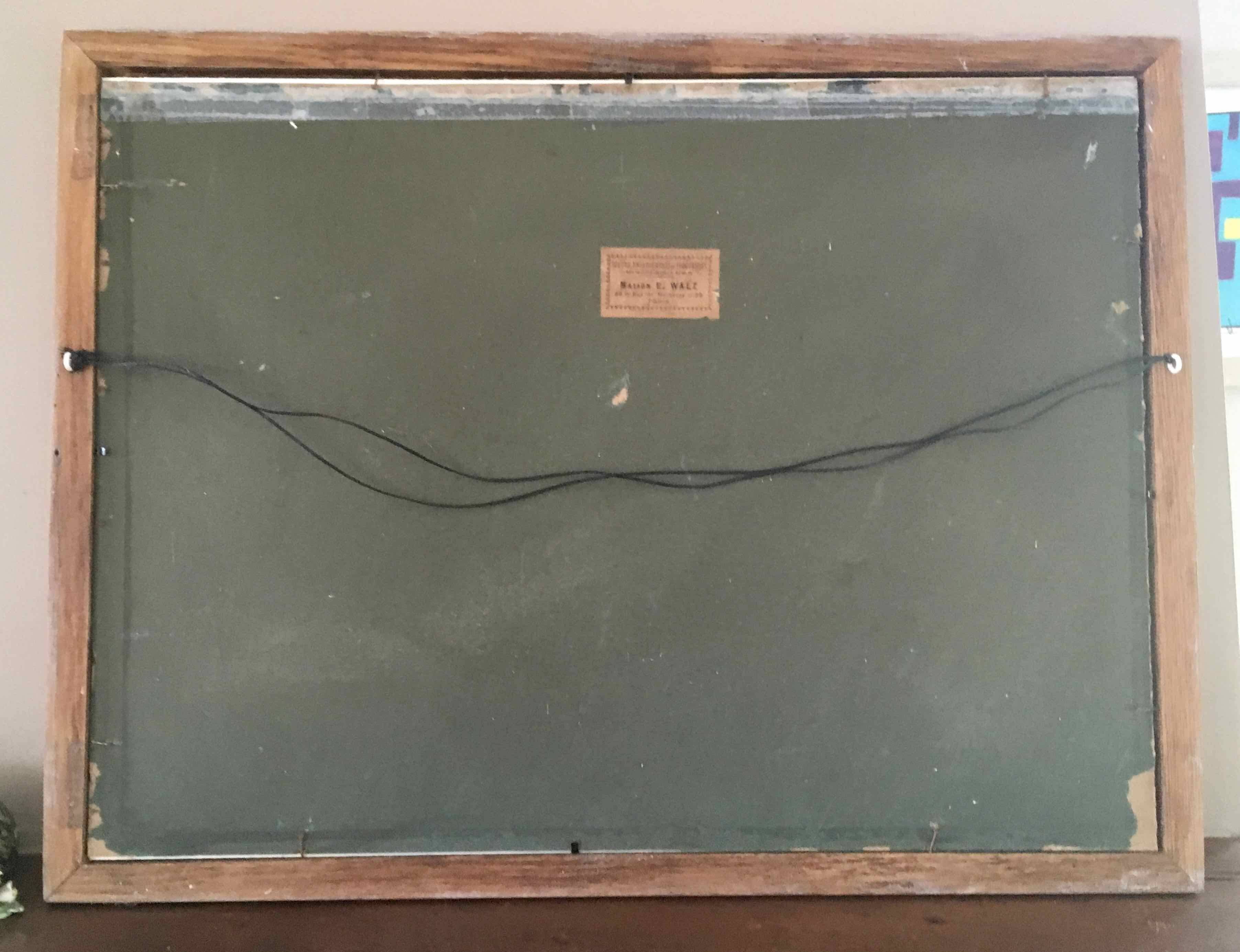 Watercolor painting basket of peonies