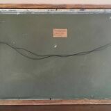 Watercolor painting basket of peonies