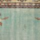3x9 Light Green Persian Vintage Runner Rug, 81x282Cm