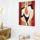 Daniel Drouin woven wool tapestry “Ombre rouge” 1970