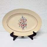 Badonviller oval platter - Francine pattern