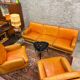 Sofa set + 2 vintage armchairs Roche Bobois - 1970