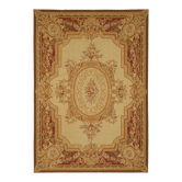 Handmade European Vintage Aubusson Kilim 300 cm x 428 cm