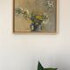 Oil on panel by maurice testard, 1880-1969. bouquet
