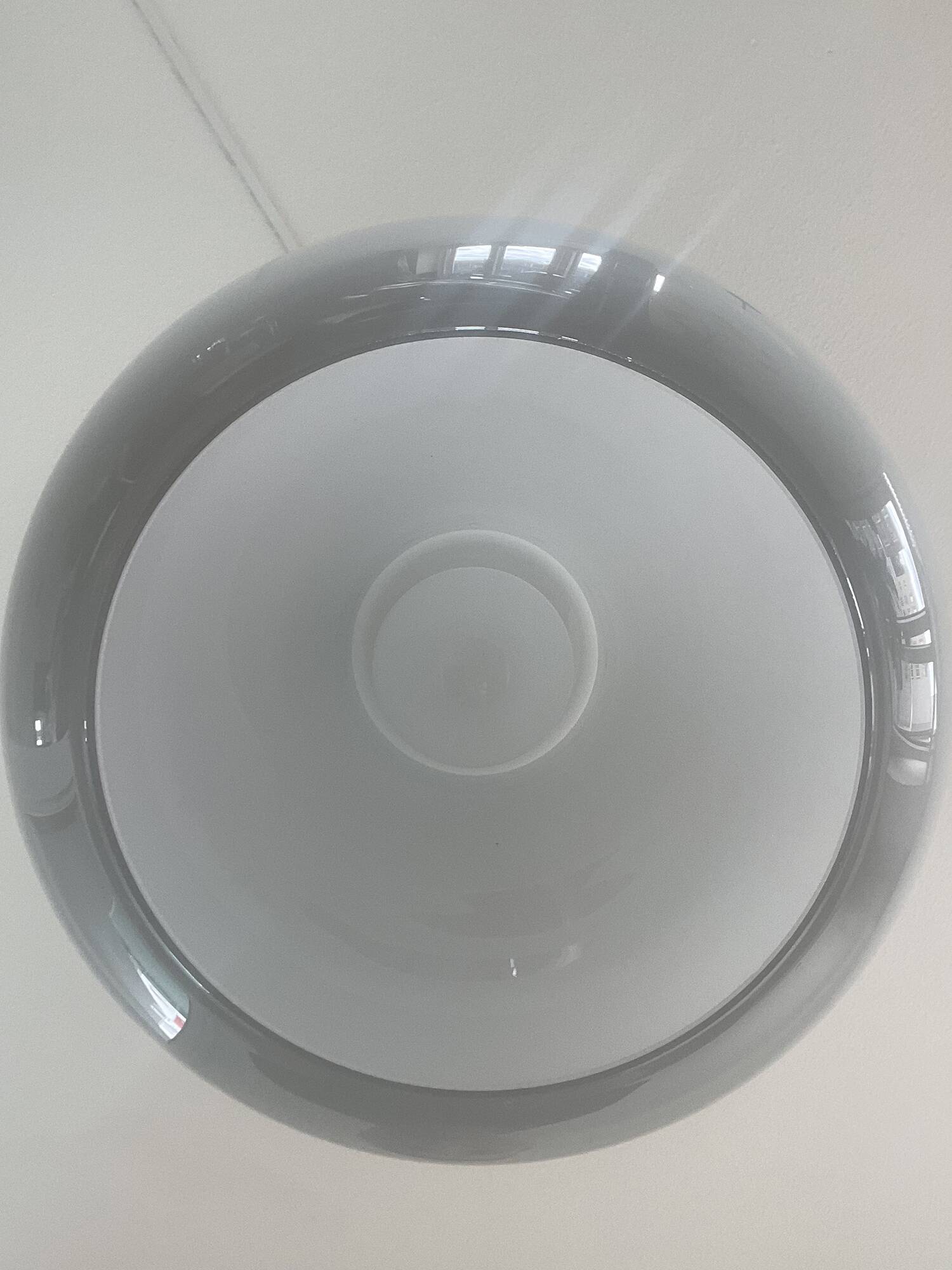 Glass, gray pendant lamp