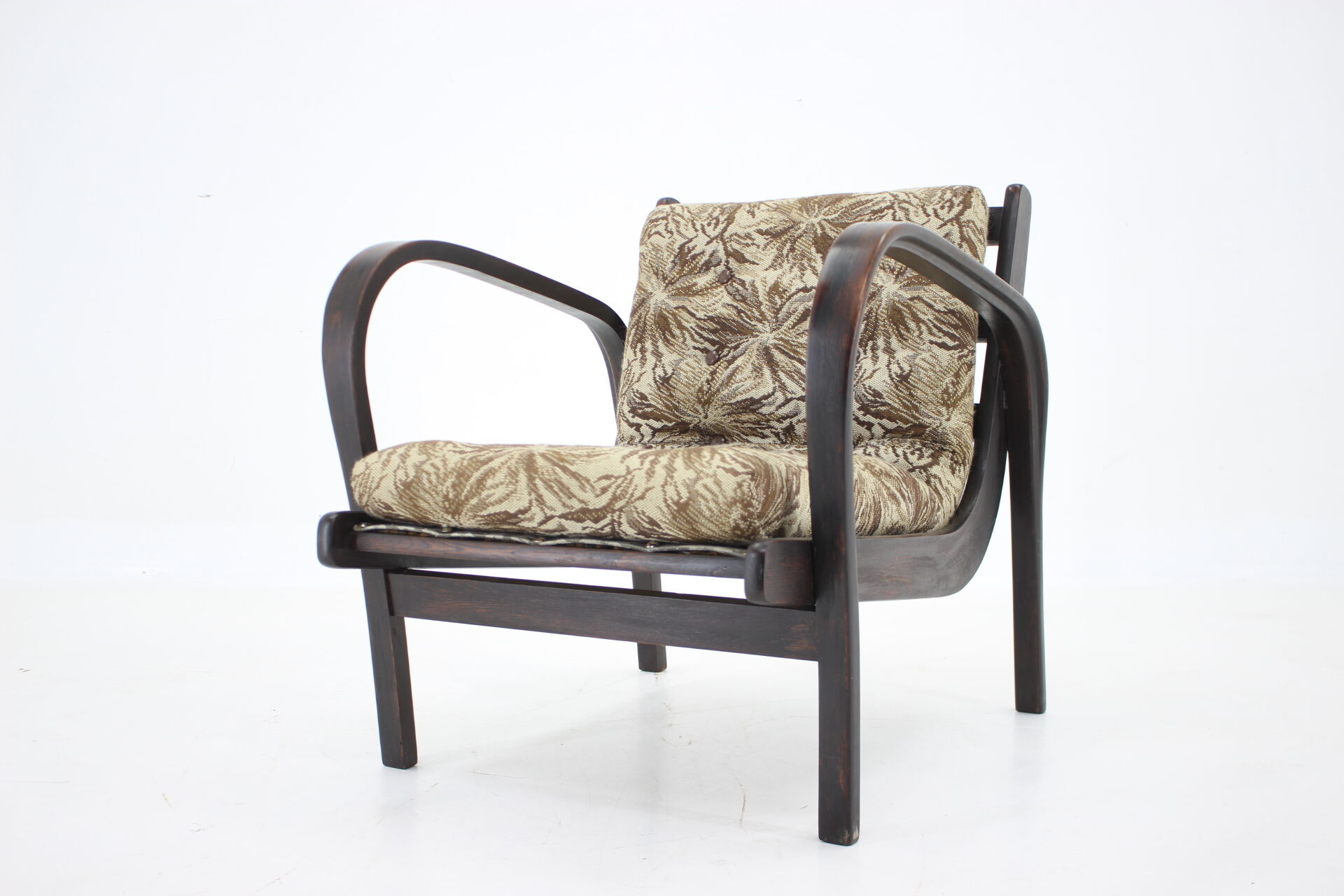 1960s Karel Koželka & Antonín Kropáček Bentwood Armchair