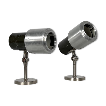 Pair of Stilnovo adjustable sconces or spotlights, Italy 1950