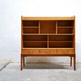 Vintage wooden sideboard library