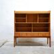 Bibliothèque buffet vintage en bois
