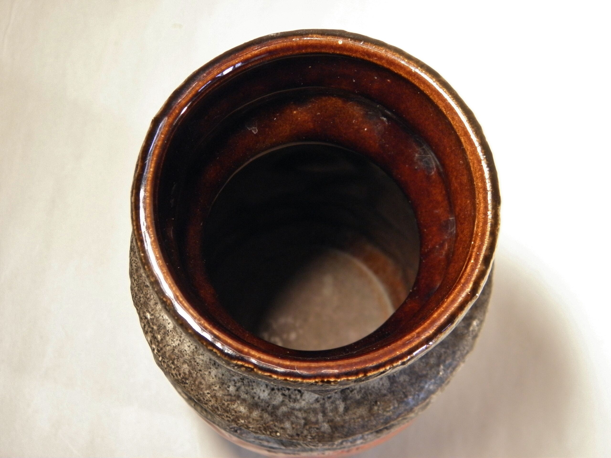 Vase en céramique émaillée années 60
