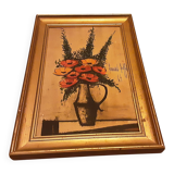 PAINTING REISSUE ERNARD BUFFET BOUQUET OF FLOWERS