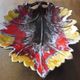 Leaf-shaped fruit bowl by valauris.