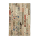 Handmade Oriental Contemporary 201 cm x 300 cm Beige Patchwork Rug