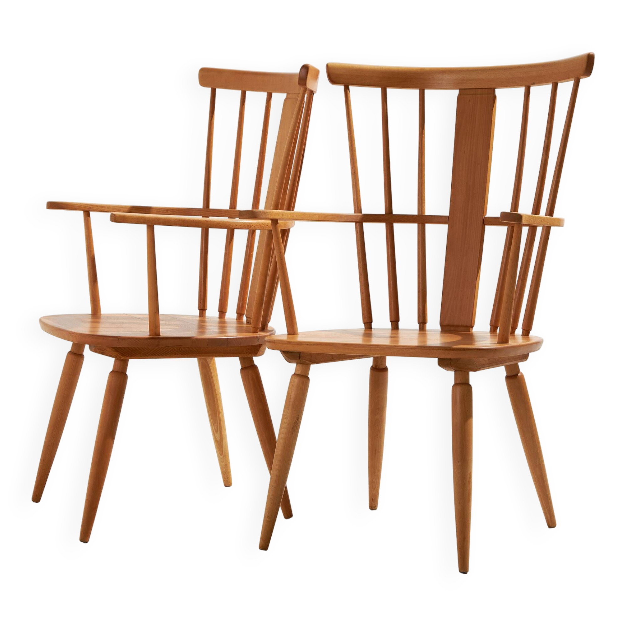 Altheim beech armchair by franz schuster for wiesner hager (mk10087)