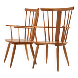 Altheim beech armchair by franz schuster for wiesner hager (mk10087)