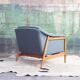 Chaise longue moderne danoise pour Dux par Folke Ohlsson