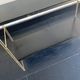 Vintage 1960 String wall shelf black and gold - 60 x 48 cm