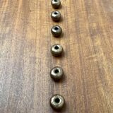 Brutalist Mid-Century Candle Holder in Bronze, 1960s, set of 6