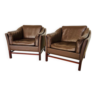 Vintage Danish Lounge Chairs by Georg Thams for Grant Møbelfabrik (2)