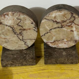 Pair of Marble Bookends from the Art Deco period