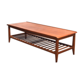 Table basse scandinave en teck années 60