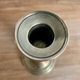 Nineteenth-century brass pull-out candle holder