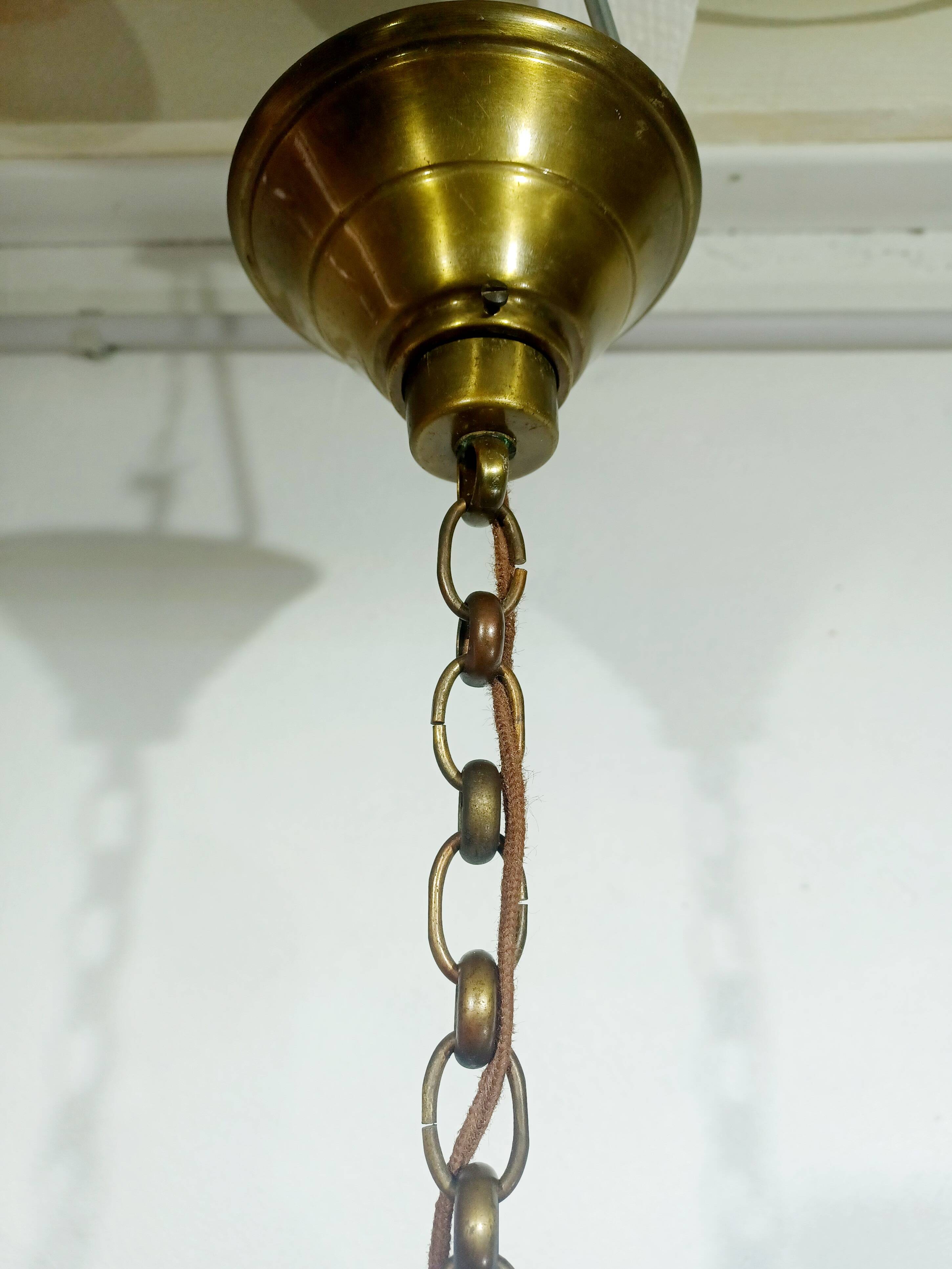 4-light Dutch chandelier