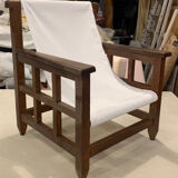 Pair of Mallet-Stevens Hamac armchairs circa 1930