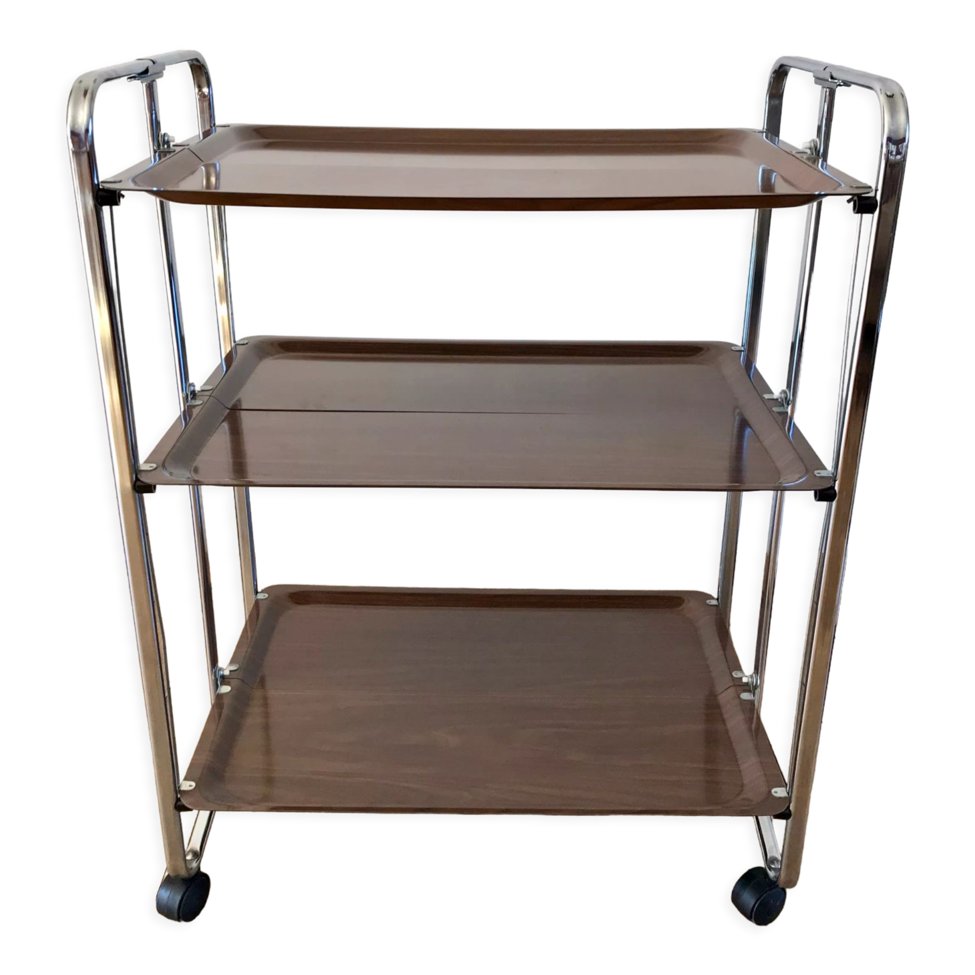 Service in formica and folding chrome 70s