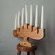 Vintage artisanal Swedish chandelier
