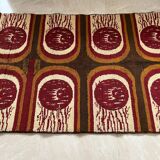 Design Scandinavian vegan friendly carpet / rug in EGE RYA style, around 1970s
