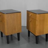 Ensemble de deux tables de nuit par Halabala pour UP Zavody, années 1950