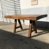 Solid oak farm table