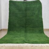 Green Berber rug 3/2 metres