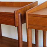 Børge Mogensen Scandinavian teak bedside tables 1950s
