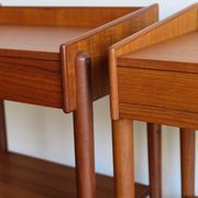 Børge Mogensen Scandinavian teak bedside tables 1950s