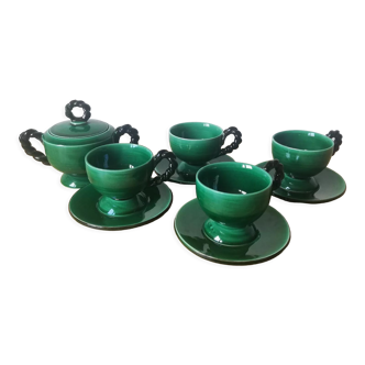 Cup and sugar pot set