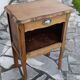 Vintage wooden bedside table