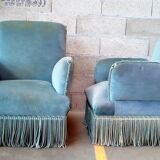 Paire de fauteuils Napoléon lll