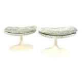 Ottomans Geoffrey Harcourt leopard fabric