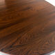 Vintage elm wood table with two extensions, France 1970