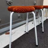 Metal and fabric stool