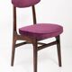 Chair by Rajmund Halas in purple velvet from the 20th century, 1960s.