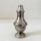 Vintage silver plated metal salt or pepper shaker
